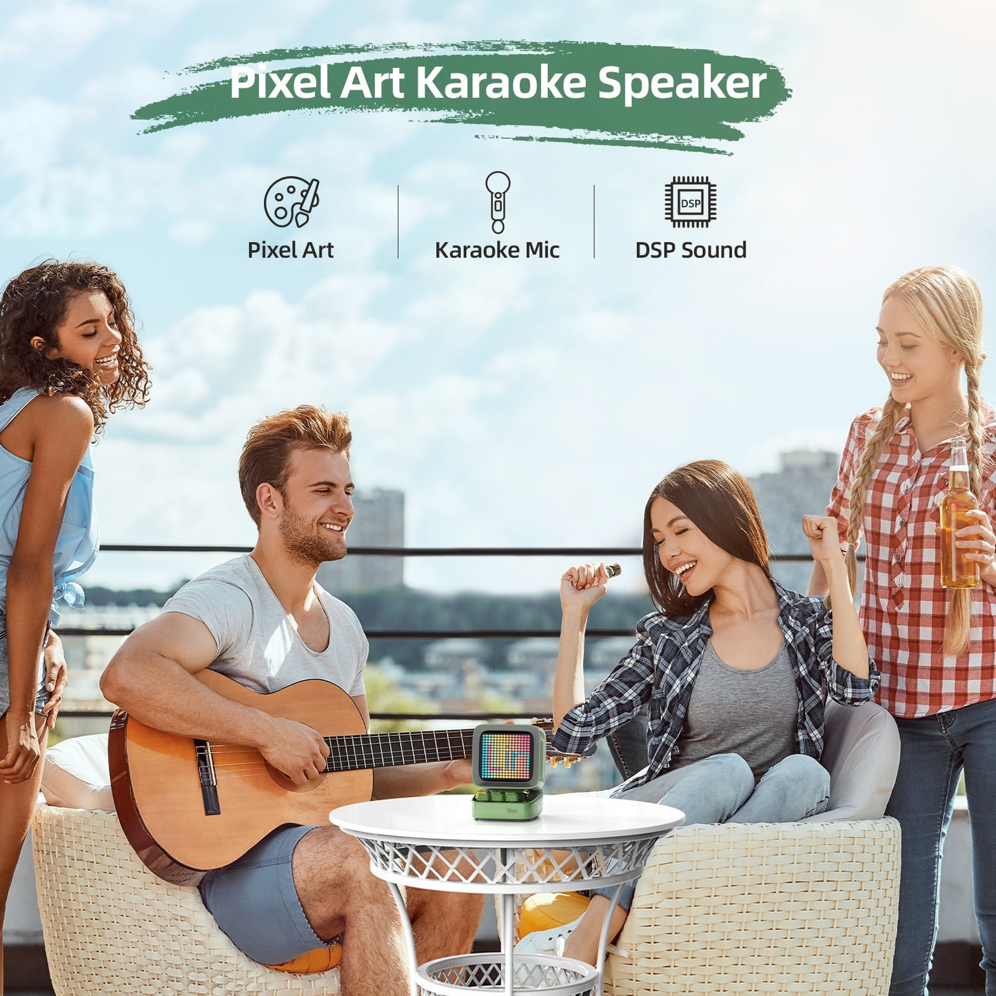 Divoom Ditoo Karaoke Bluetooth Speaker