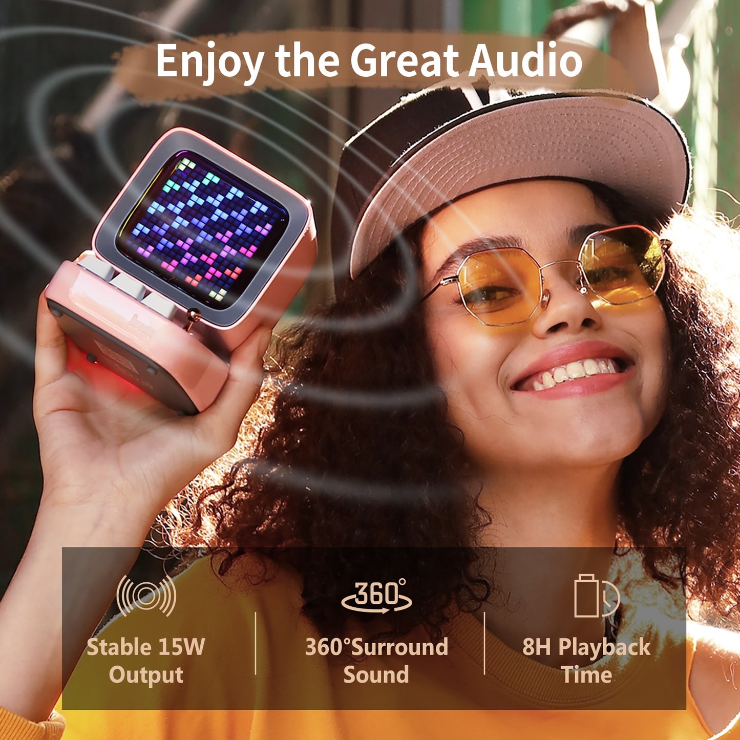 Divoom Ditoo Pro Alarm Clock Bluetooth Speaker