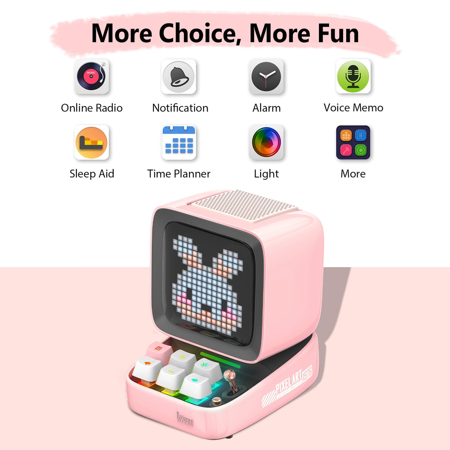 Divoom Ditoo Pro Alarm Clock Bluetooth Speaker