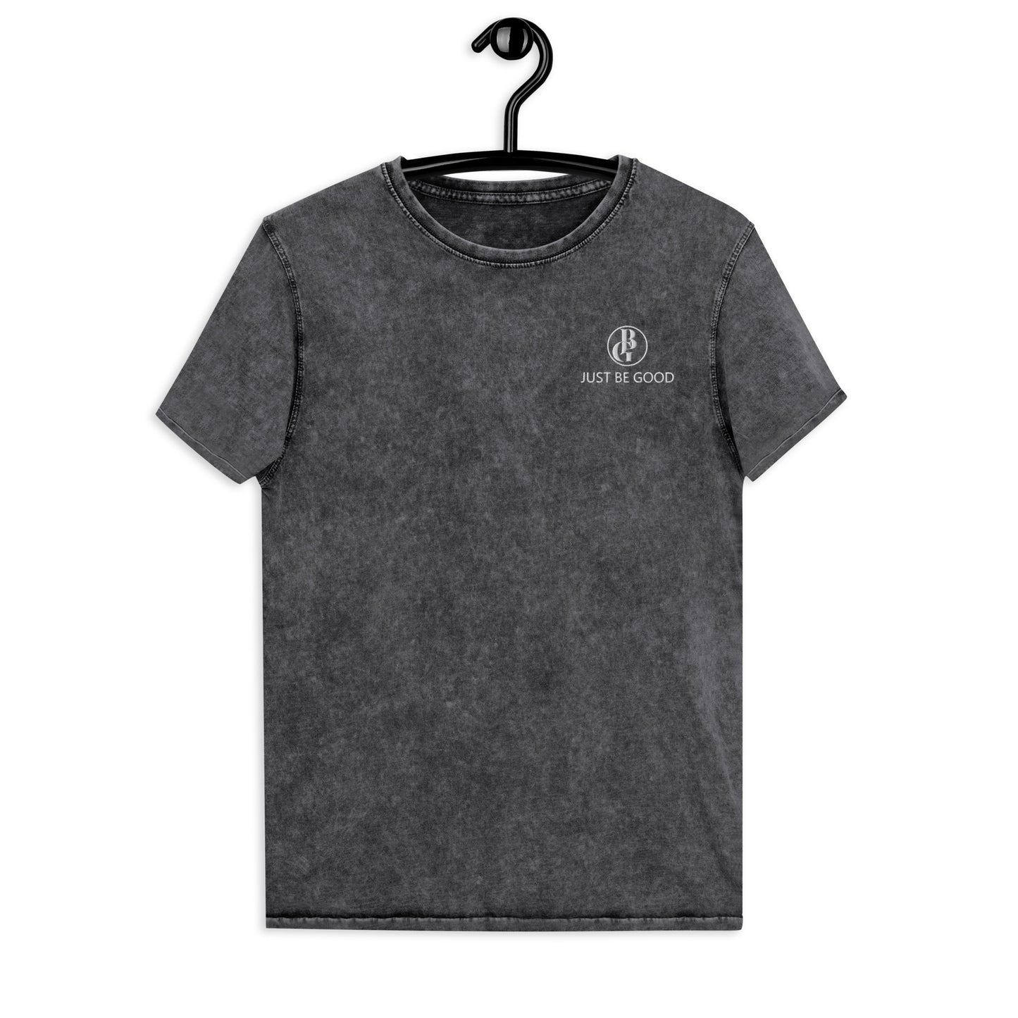 Just Be Good (JBG) | Embroidered Denim T-Shirt