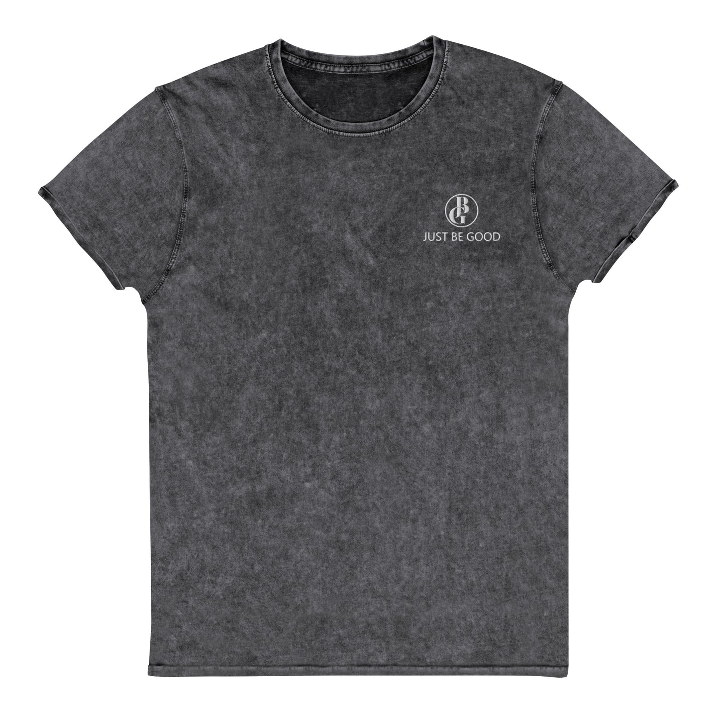Just Be Good (JBG) | Embroidered Denim T-Shirt