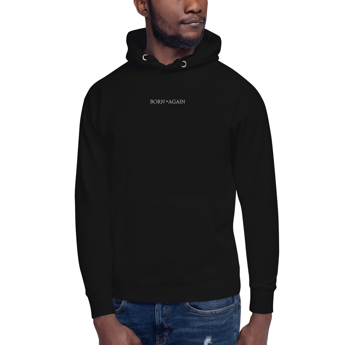 Born Again | Embroidered Unisex Hoodie