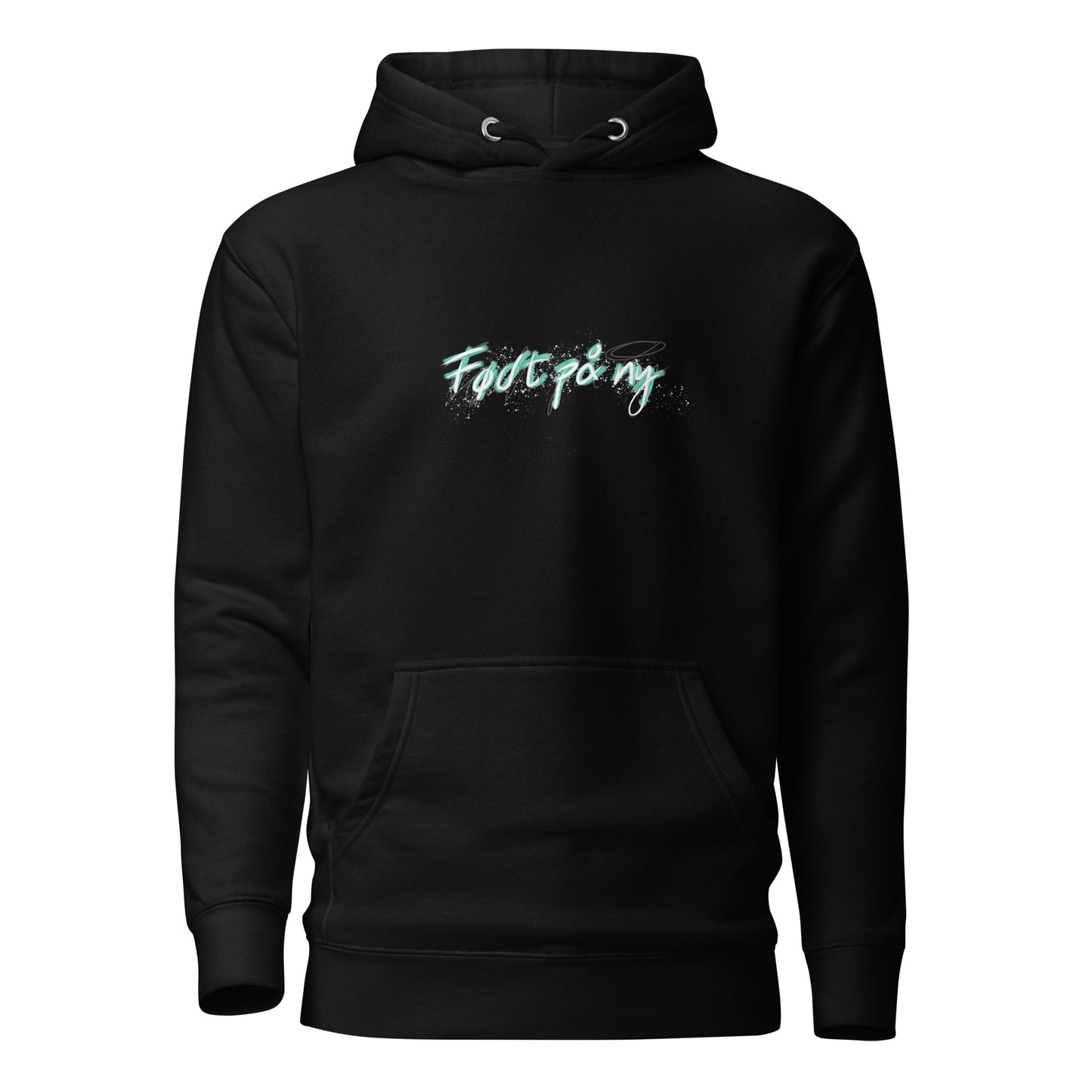 Født På Ny | White or Black | Unisex Hoodie