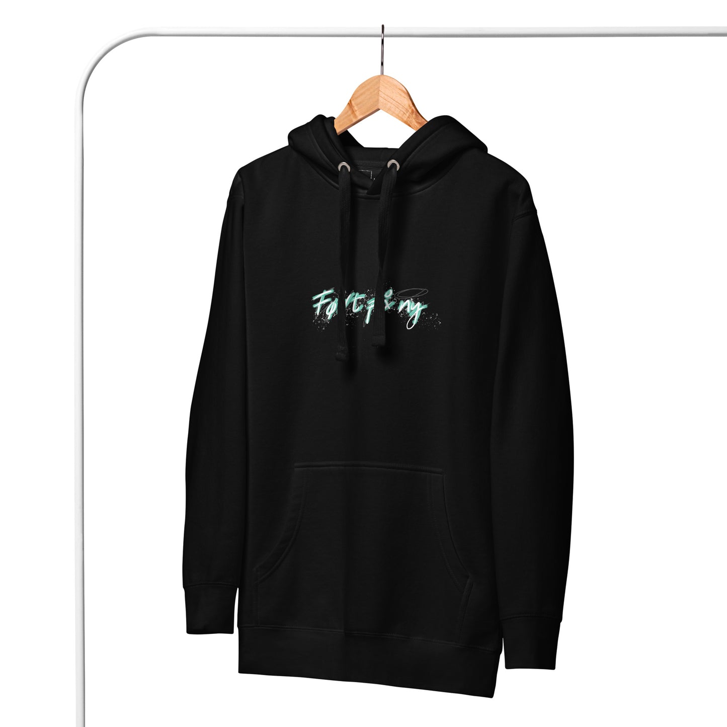 Født På Ny | White or Black | Unisex Hoodie