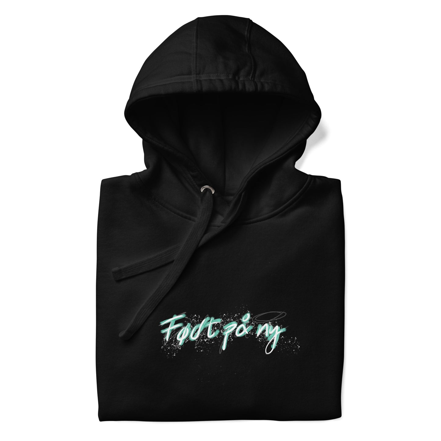 Født På Ny | White or Black | Unisex Hoodie