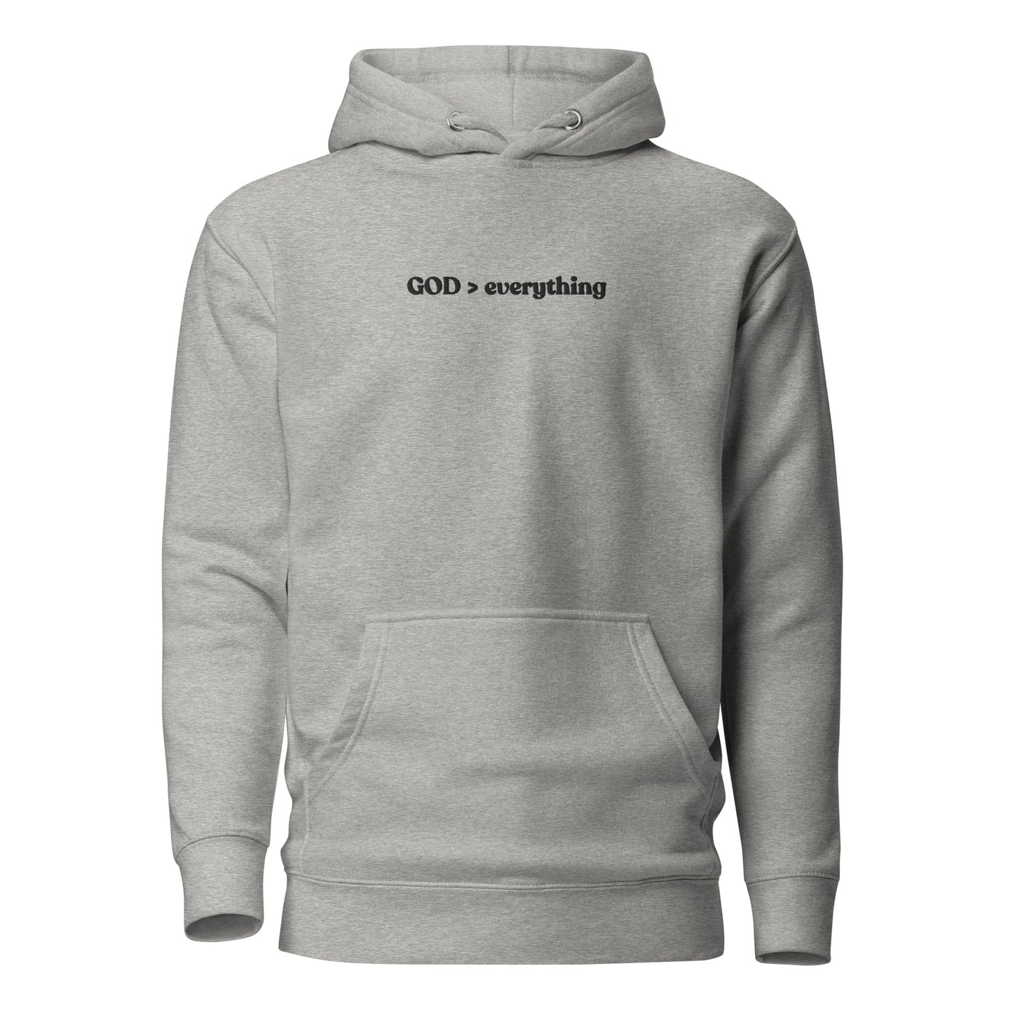 God Over Everything | Embroidered Unisex Hoodie