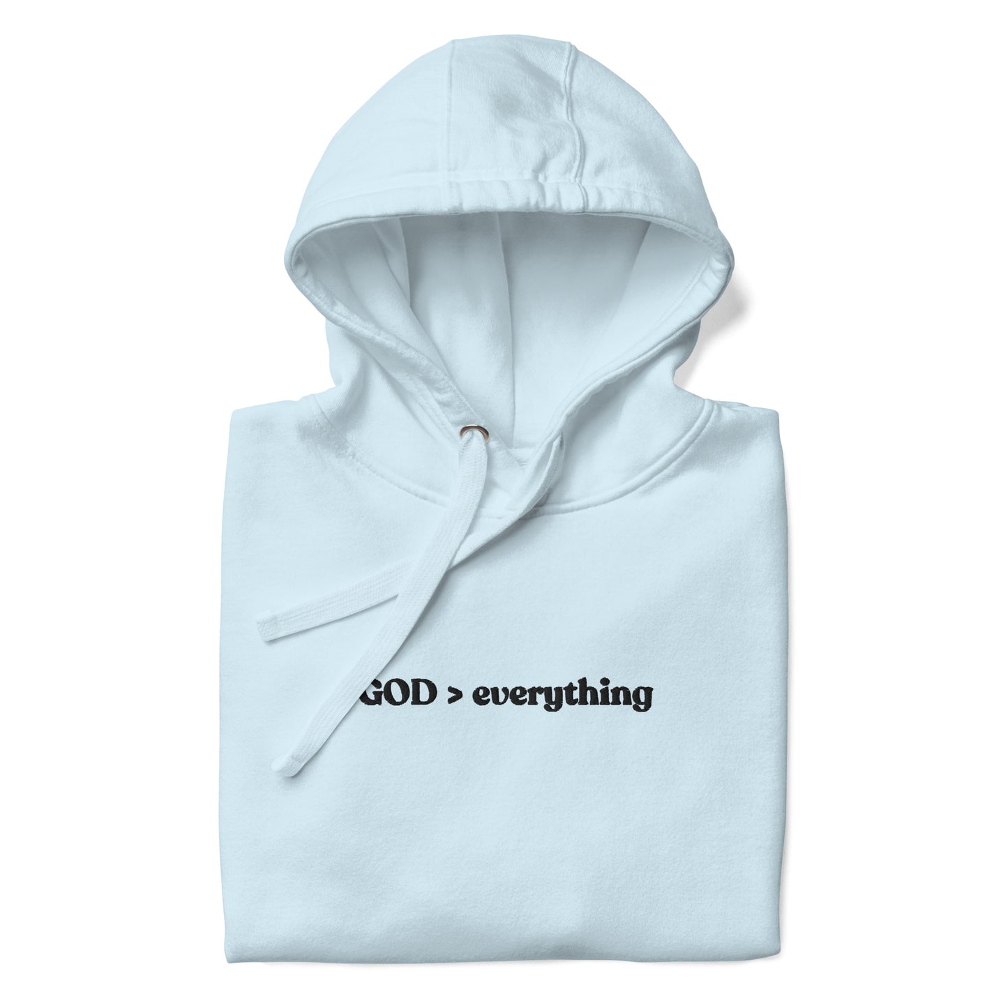 God Over Everything | Embroidered Unisex Hoodie