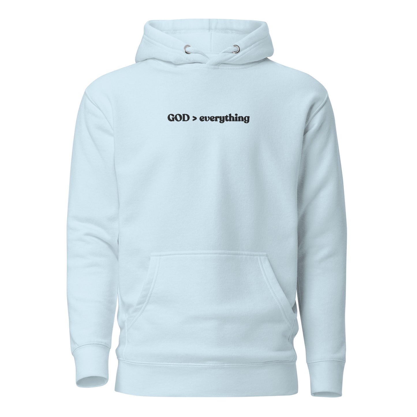 God Over Everything | Embroidered Unisex Hoodie