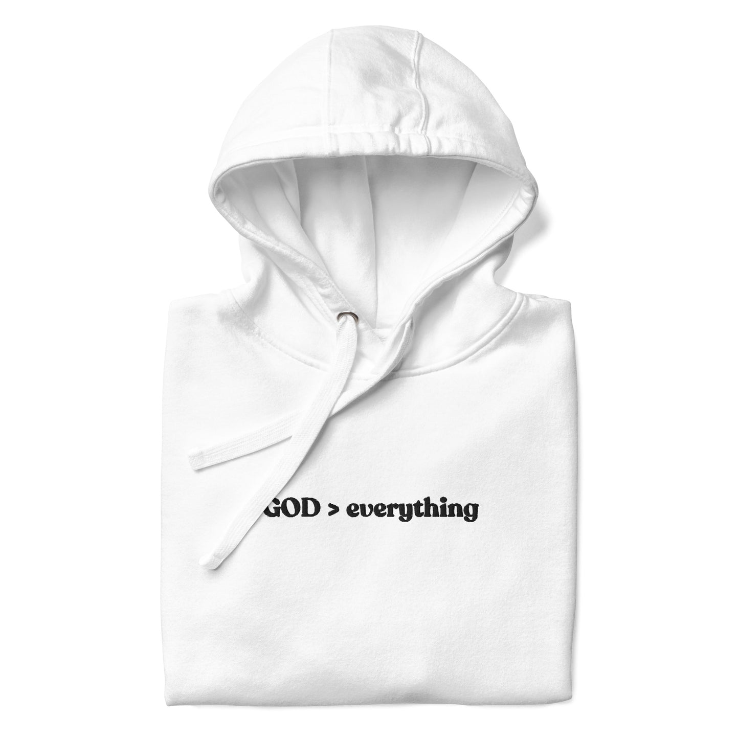 God Over Everything | Embroidered Unisex Hoodie