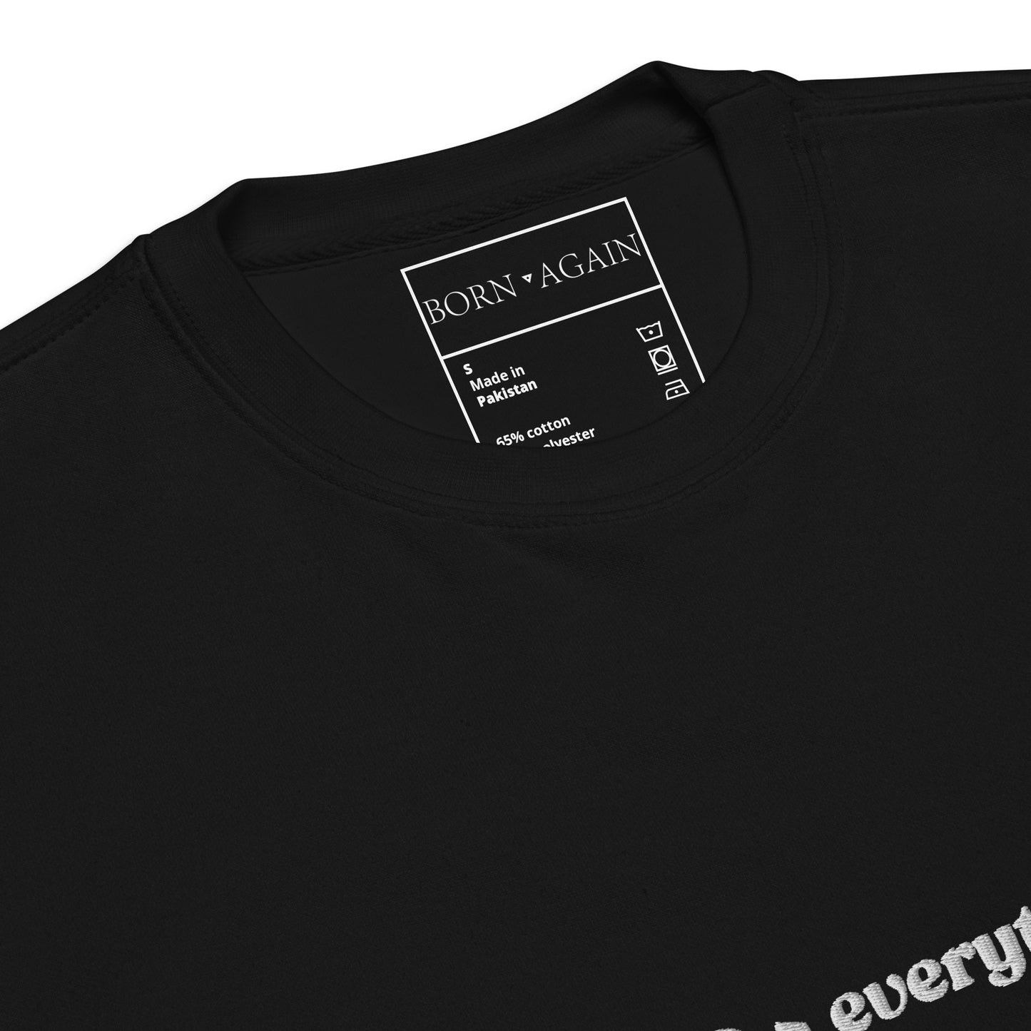 God Over Everything | Embroidered Unisex Premium Sweatshirt
