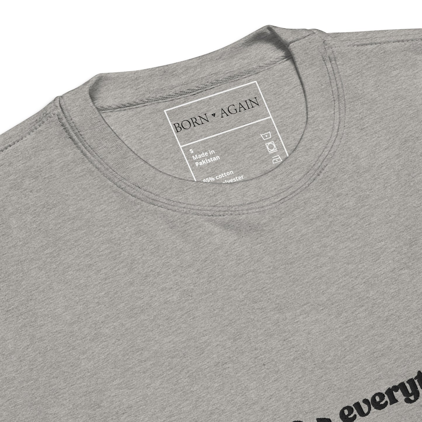God Over Everything | Embroidered Unisex Premium Sweatshirt