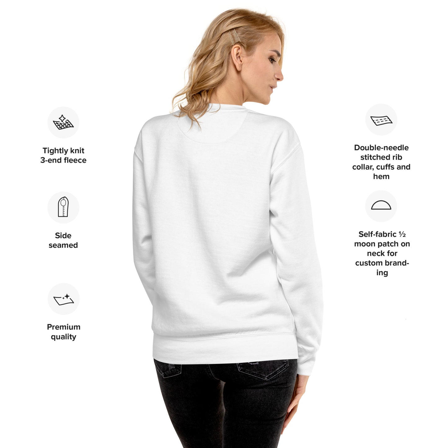 God Over Everything | Embroidered Unisex Premium Sweatshirt