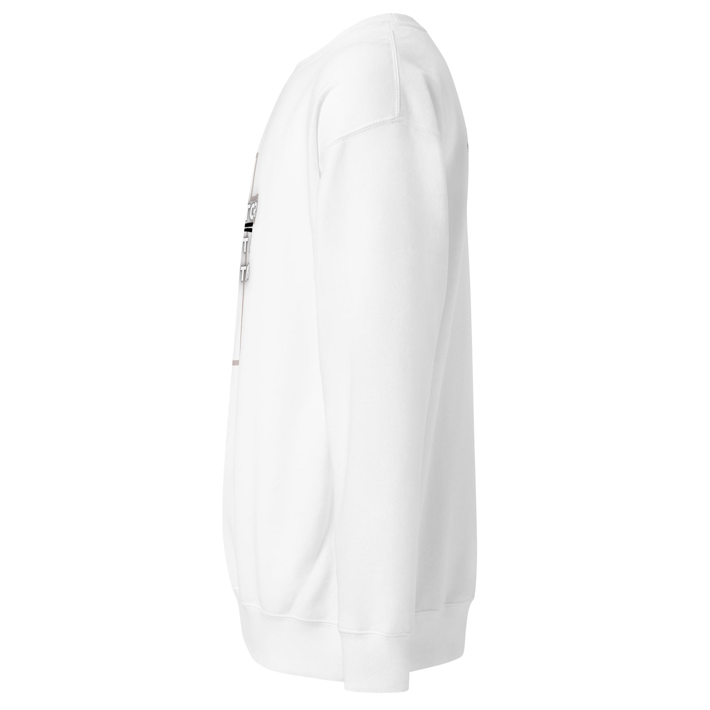 Victor Not A Victim | White | Unisex Premium Sweatshirt