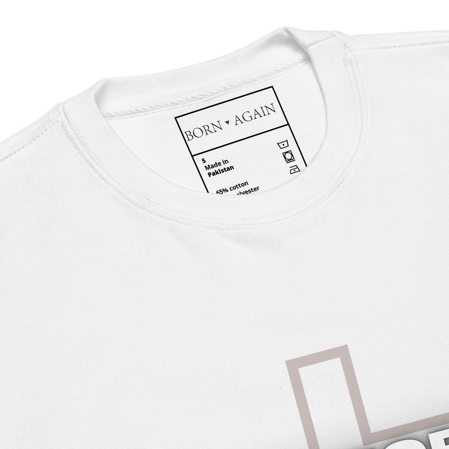 Victor Not A Victim | White | Unisex Premium Sweatshirt