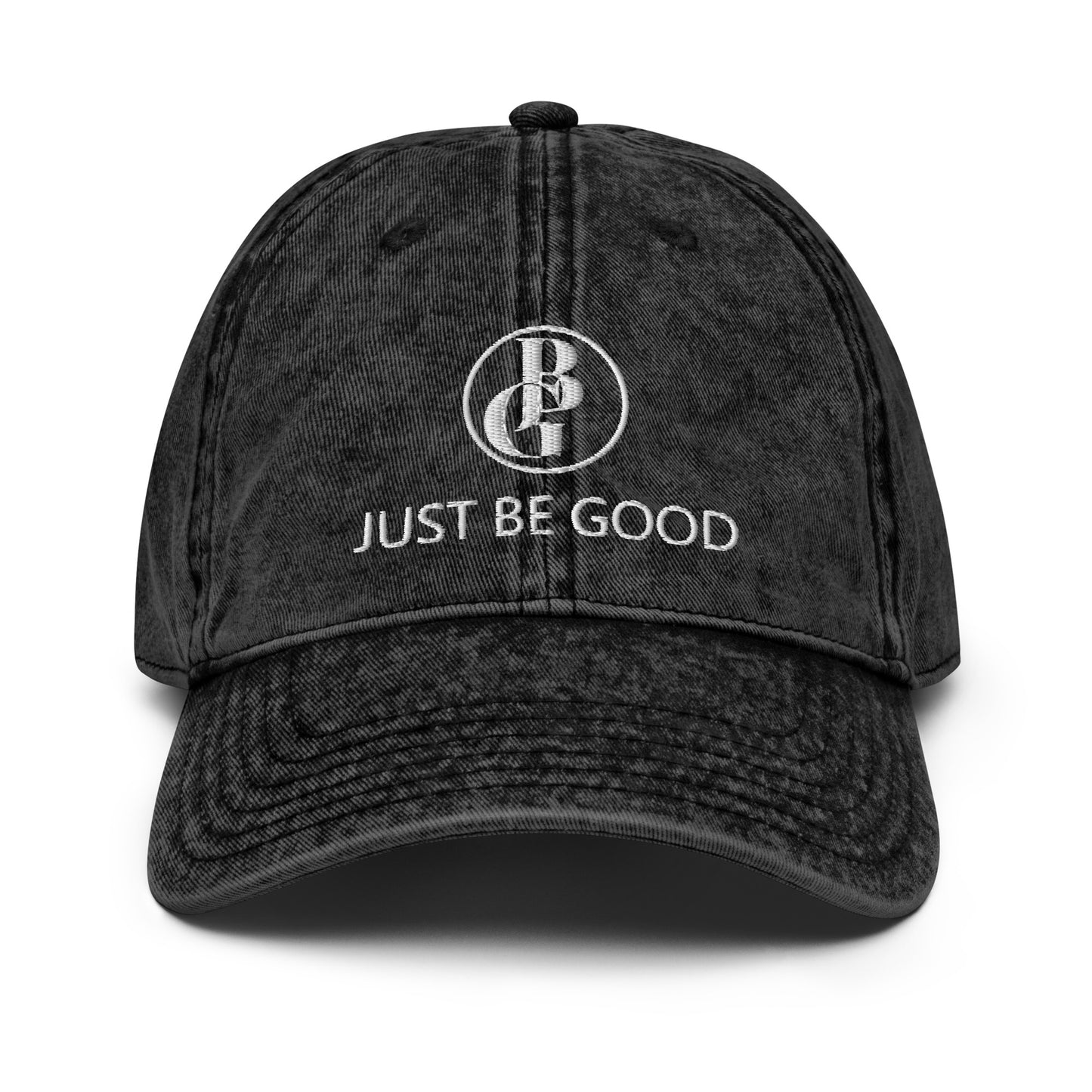 Just Be Good (JBG) | Embroidered Unisex Vintage Cotton Twill Cap