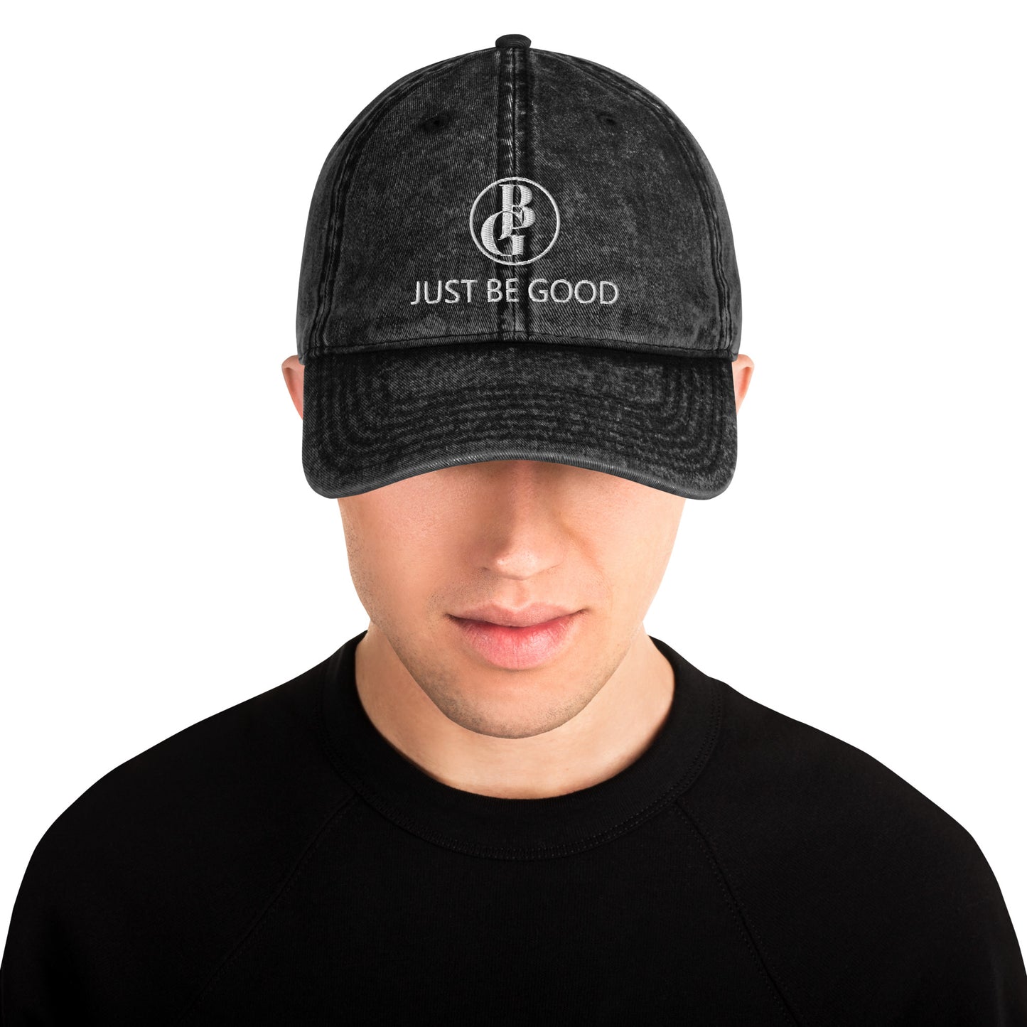 Just Be Good (JBG) | Embroidered Unisex Vintage Cotton Twill Cap