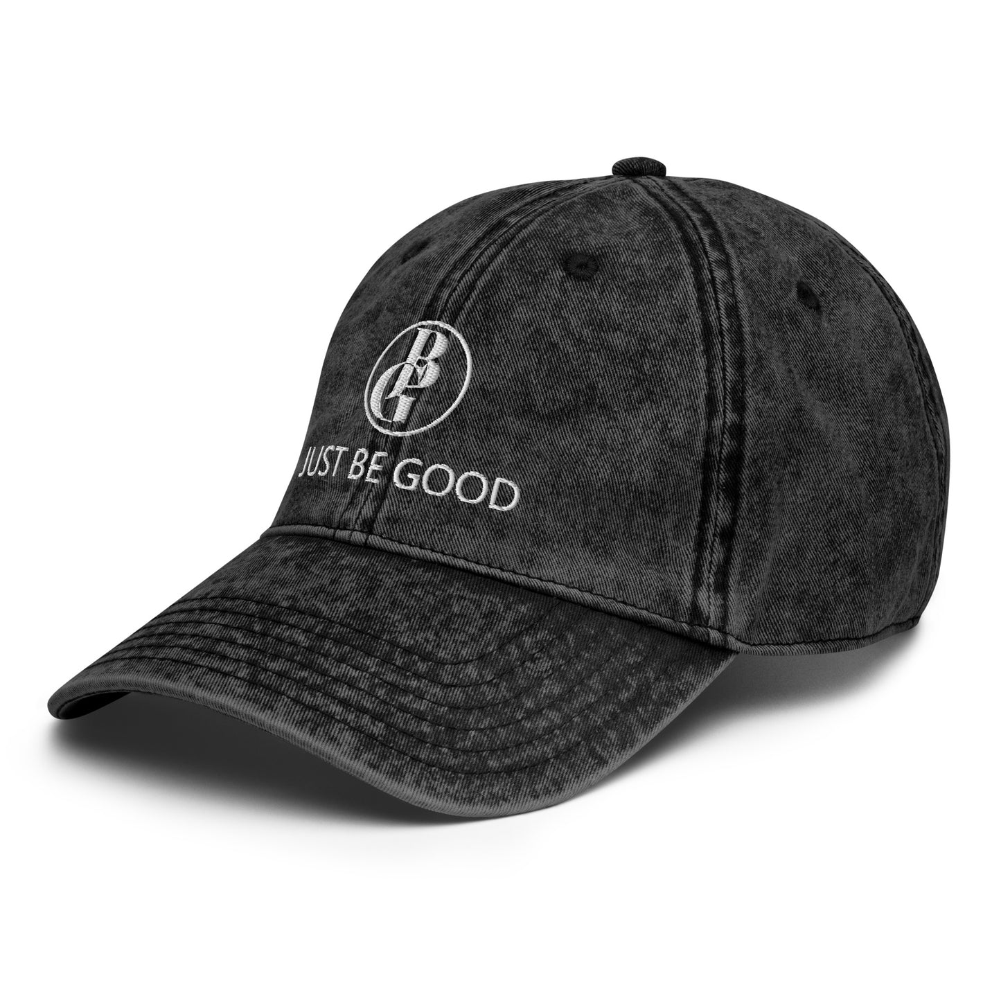 Just Be Good (JBG) | Embroidered Unisex Vintage Cotton Twill Cap