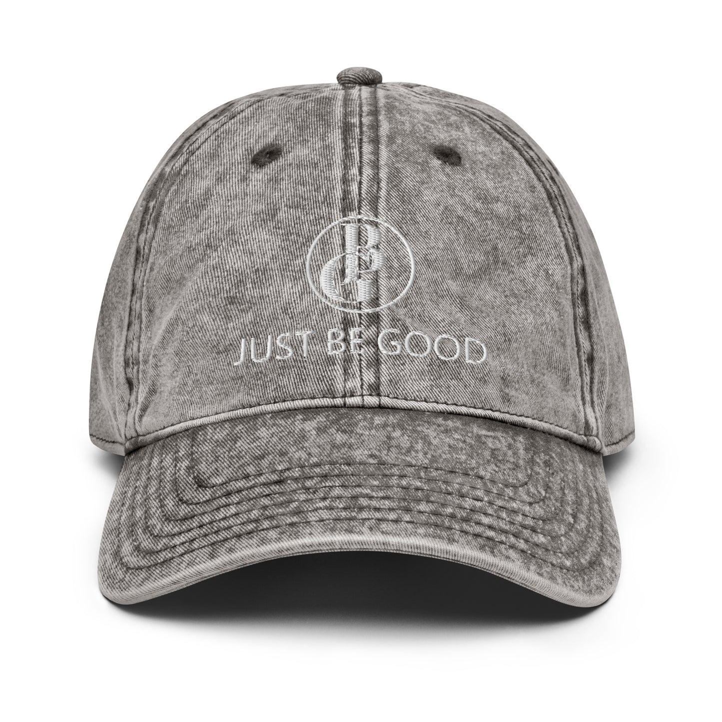 Just Be Good (JBG) | Embroidered Unisex Vintage Cotton Twill Cap
