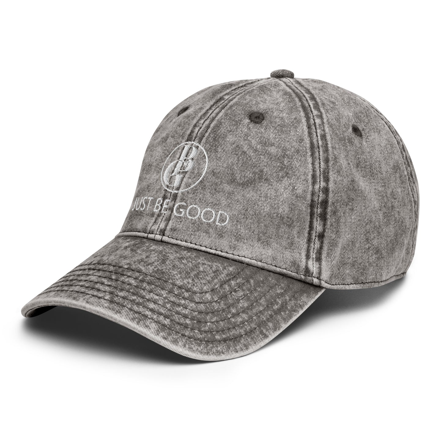 Just Be Good (JBG) | Embroidered Unisex Vintage Cotton Twill Cap