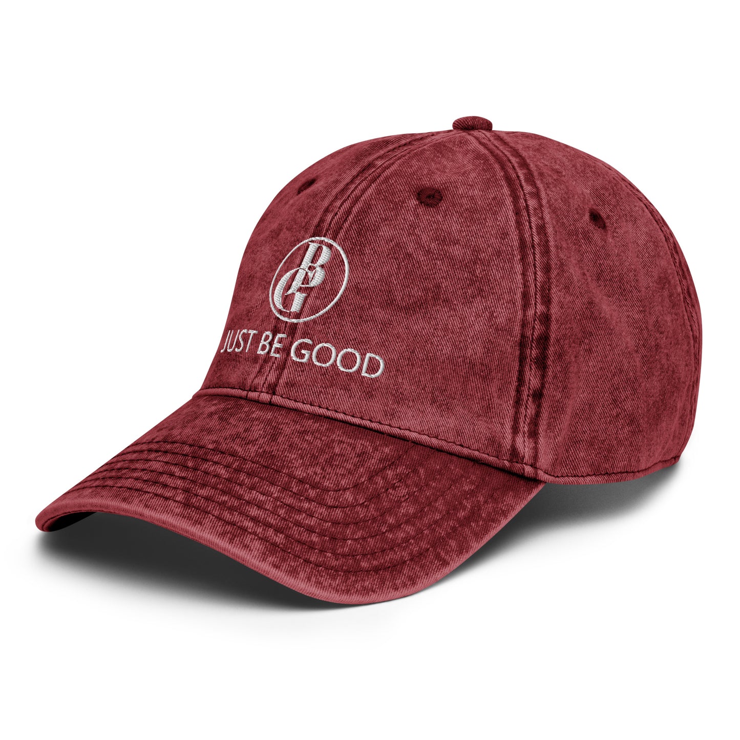 Just Be Good (JBG) | Embroidered Unisex Vintage Cotton Twill Cap