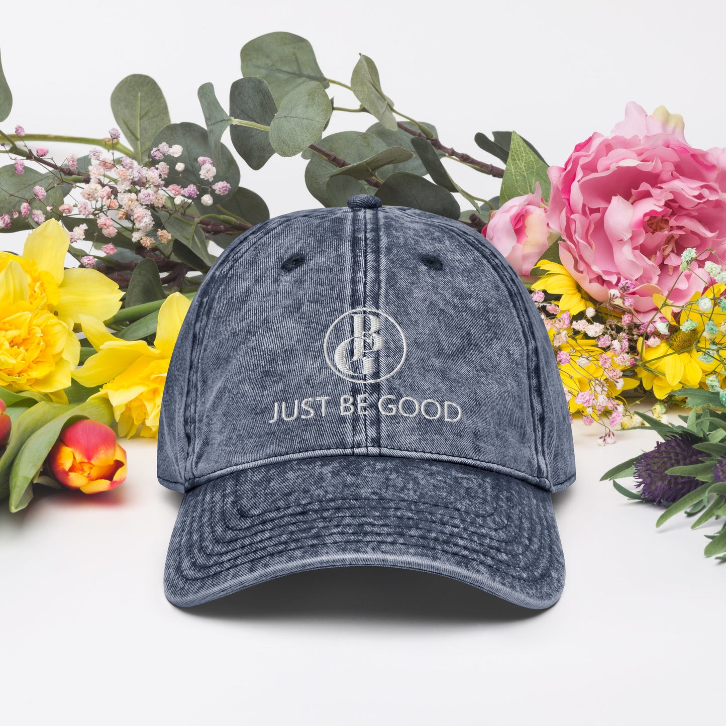 Just Be Good (JBG) | Embroidered Unisex Vintage Cotton Twill Cap