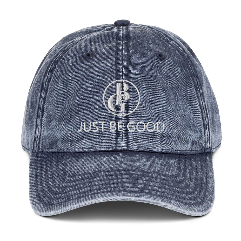 Just Be Good (JBG) | Embroidered Unisex Vintage Cotton Twill Cap