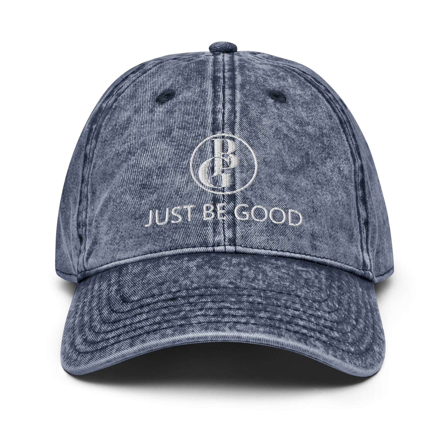 Just Be Good (JBG) | Embroidered Unisex Vintage Cotton Twill Cap