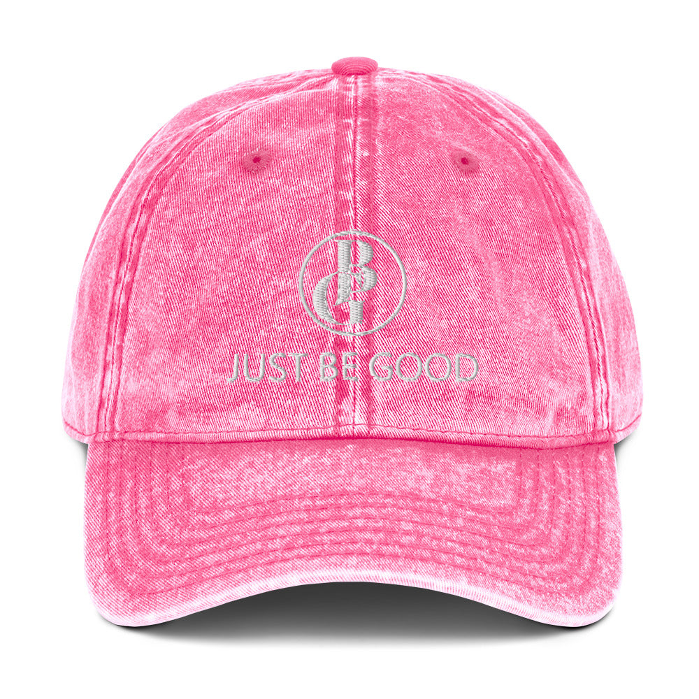 Just Be Good (JBG) | Embroidered Unisex Vintage Cotton Twill Cap