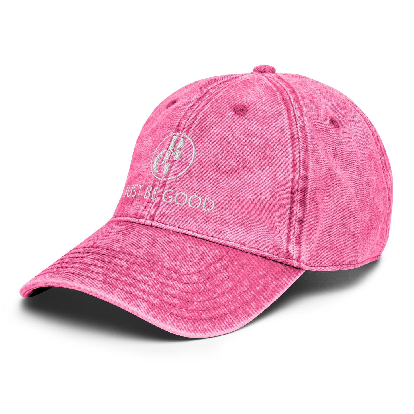 Just Be Good (JBG) | Embroidered Unisex Vintage Cotton Twill Cap