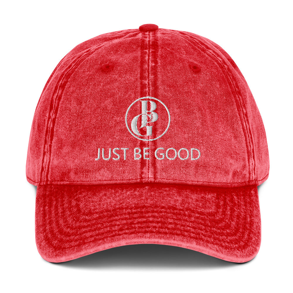Just Be Good (JBG) | Embroidered Unisex Vintage Cotton Twill Cap