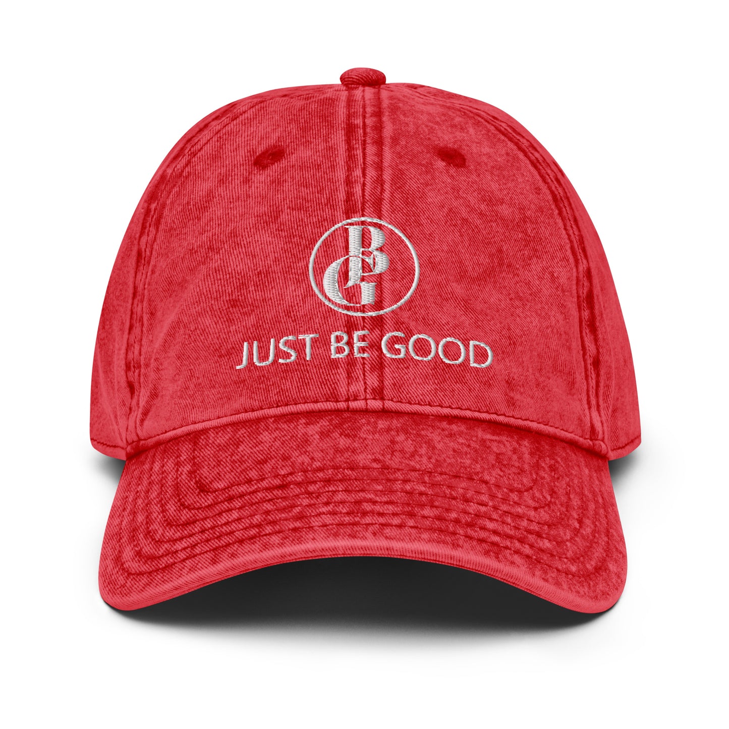 Just Be Good (JBG) | Embroidered Unisex Vintage Cotton Twill Cap