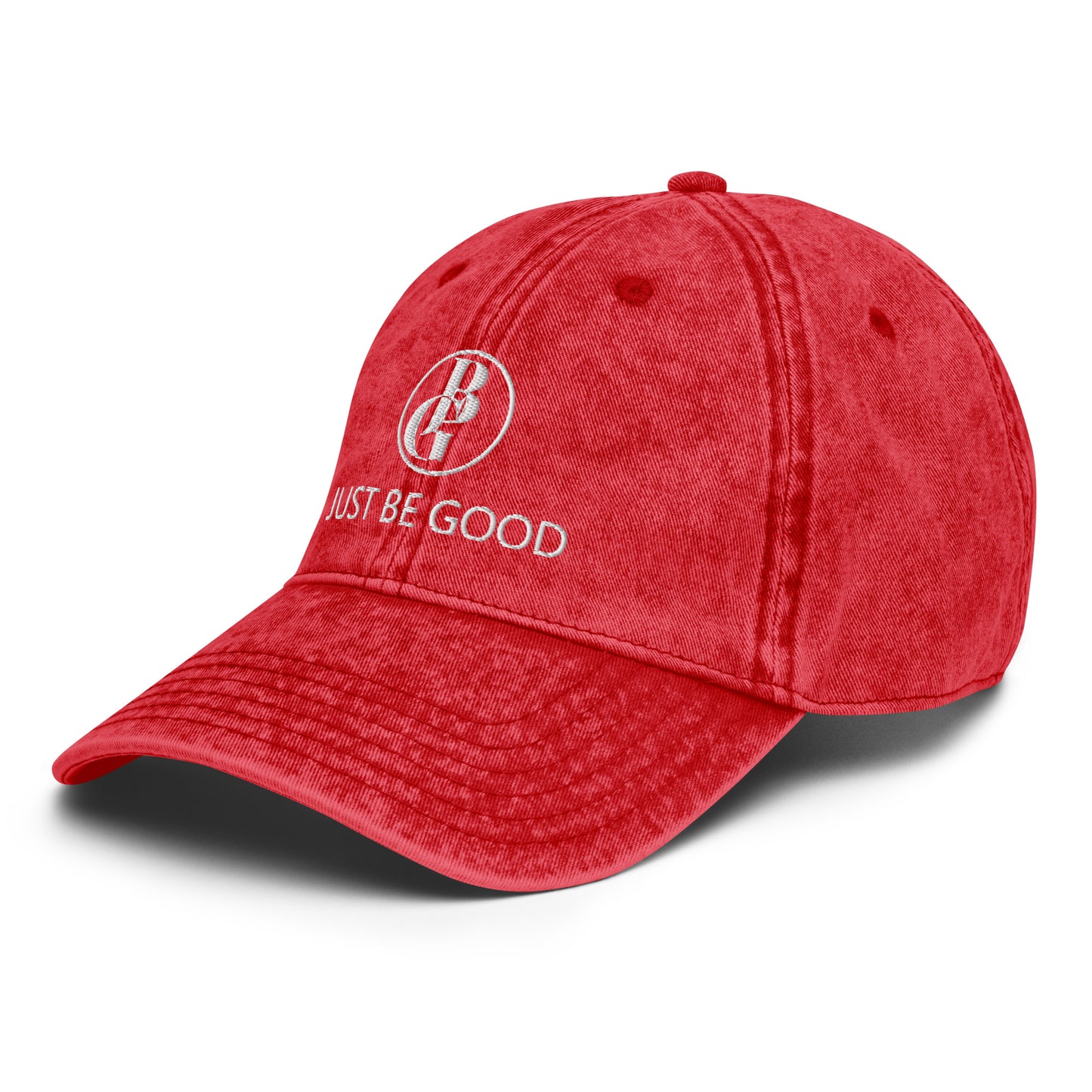 Just Be Good (JBG) | Embroidered Unisex Vintage Cotton Twill Cap