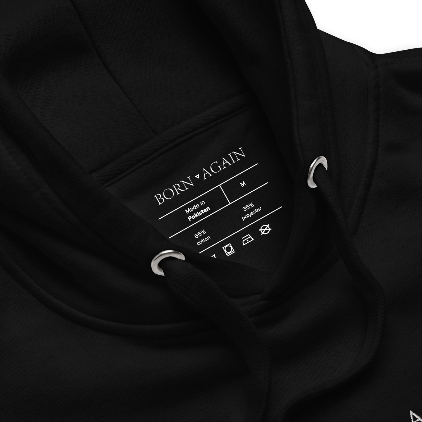 Born Again | Embroidered Unisex Hoodie