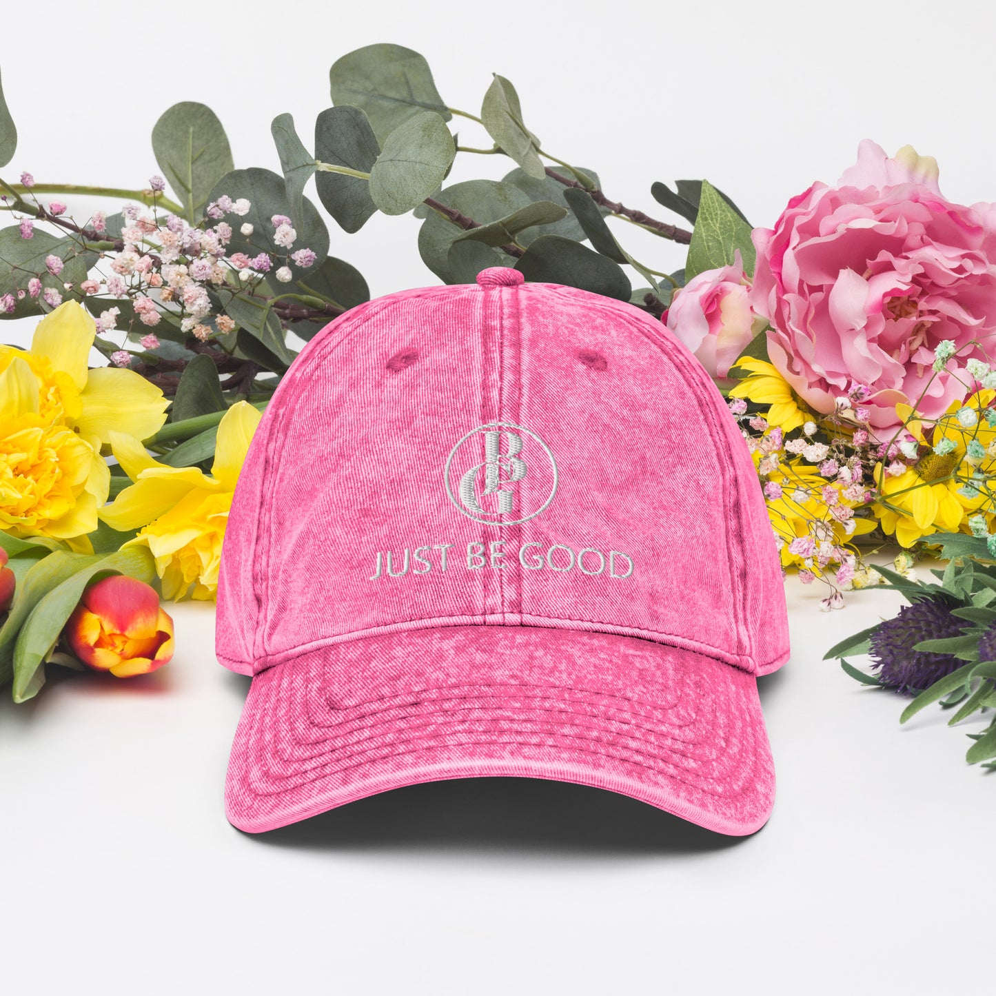 Just Be Good (JBG) | Embroidered Unisex Vintage Cotton Twill Cap