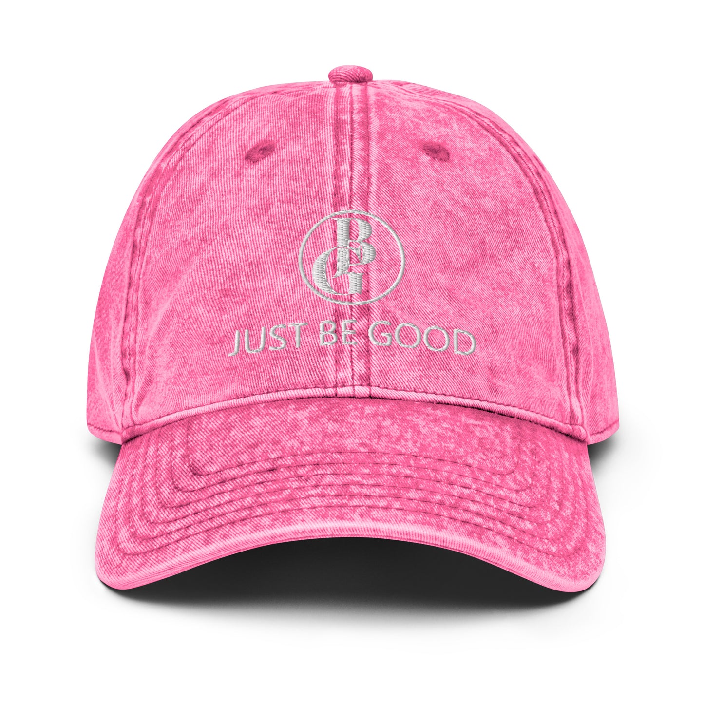 Just Be Good (JBG) | Embroidered Unisex Vintage Cotton Twill Cap