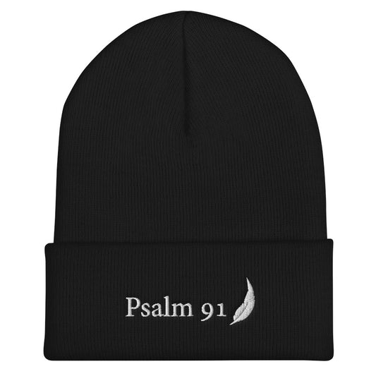 Psalm 91 Cuffed Beanie