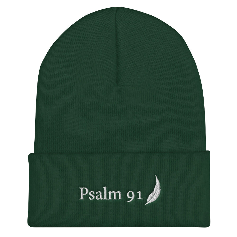 Psalm 91 Cuffed Beanie